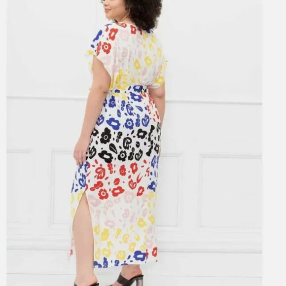 Eloquii Multicolor Floral Maxi Dress - Picture 2 of 12